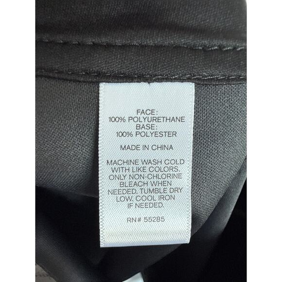 NWT Express Faux Leather Moto Zip Skirt, 8 - Picture 7 of 7